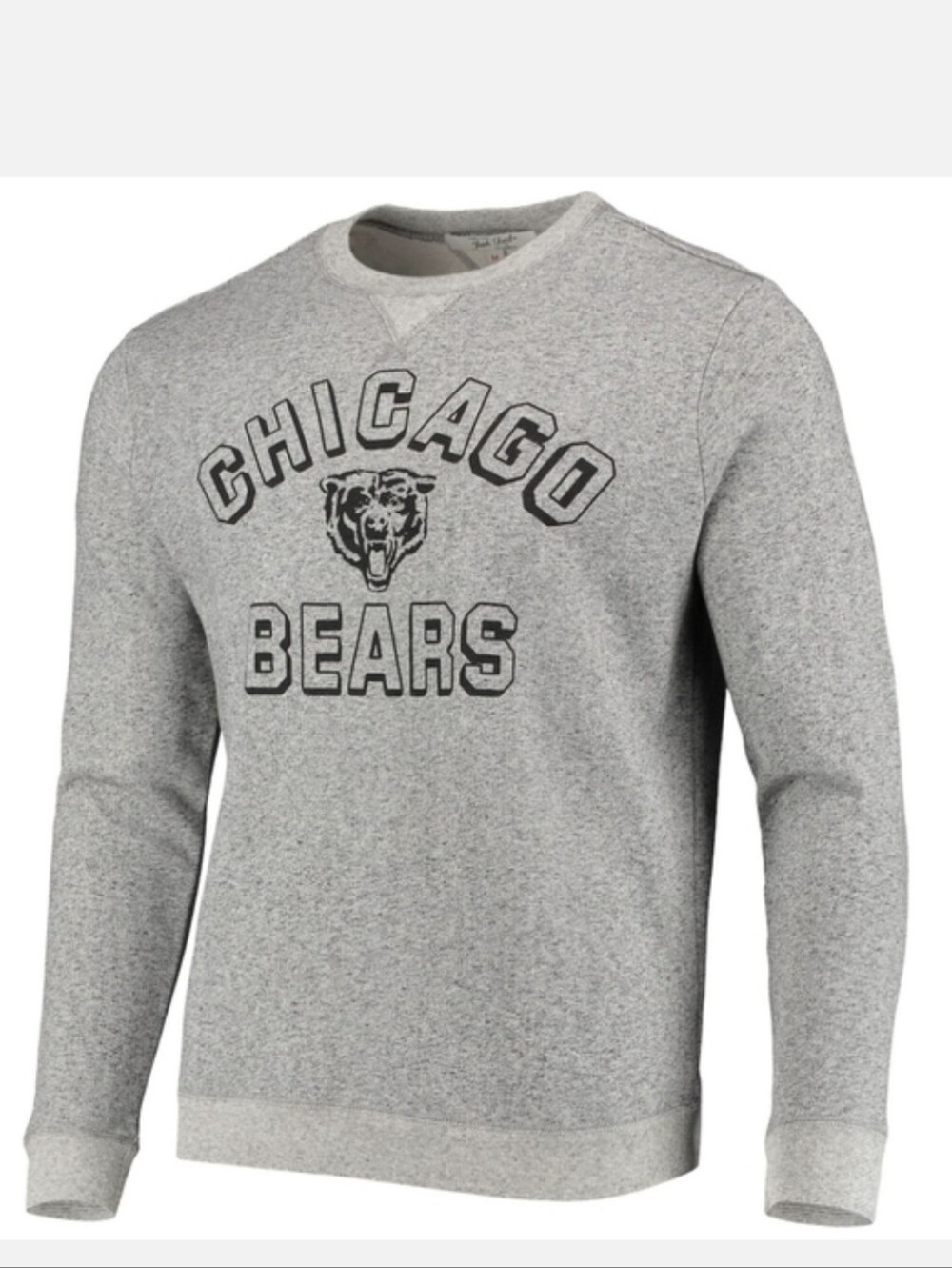 Chicago Bears Gray Crewneck Sweatshirt Vintage Inspired NFL Football Small